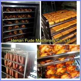 commercial dried bean curd smoke house
