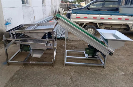 Pea Pod Removing Machine, Fresh Pea Sheller, Pea Shelling Machine 500kg/h