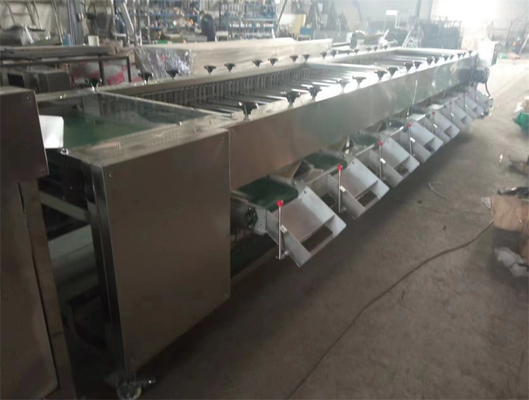 sweet potato grading machine, sweet potato cleaning sorting machine