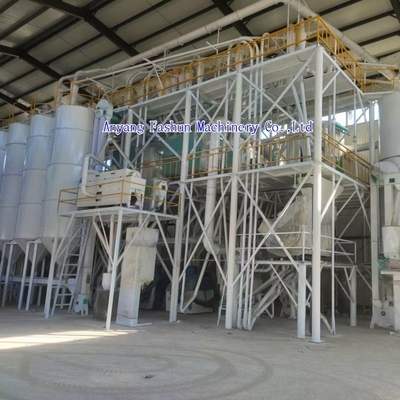 30t/day maize grits processing line, maize grits flour milling machines