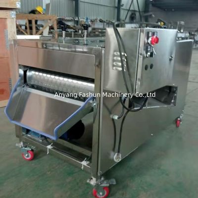 Mushroom root cutting machine, mushroom cutter machine