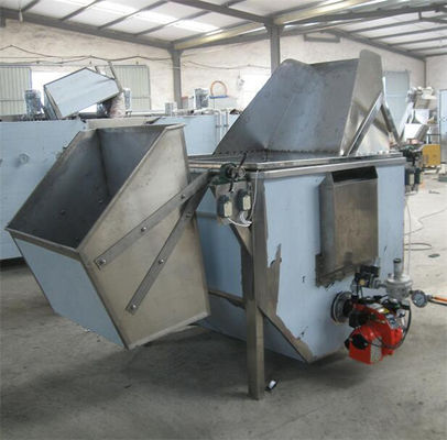 continus fryer, peanut fryer, peas frying machine, broad bean fryer