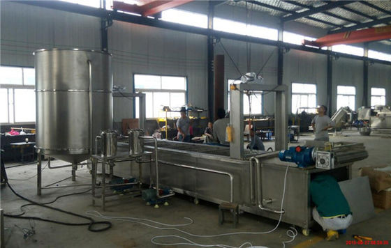 peanut frying line, peanut frying machine, peanut oil roaster, nuts fryer