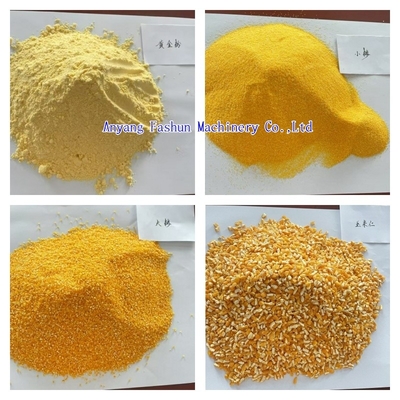 30t/day maize grits processing line, maize grits flour milling machines