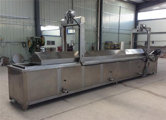 continus fryer, peanut fryer, peas frying machine, broad bean fryer